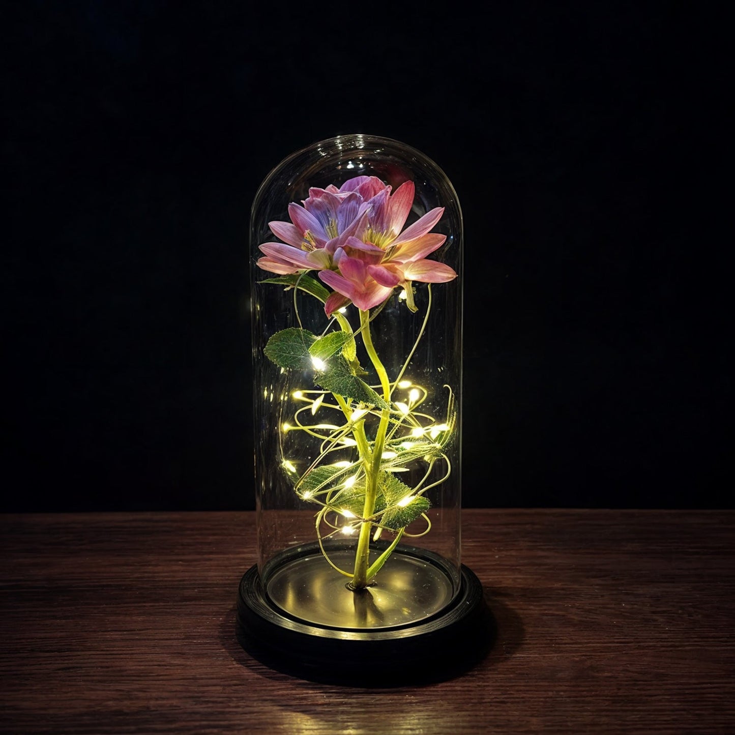 LiefdesGloed Eeuwige Roos Onder Stolp Met LED Moederdag Cadeau