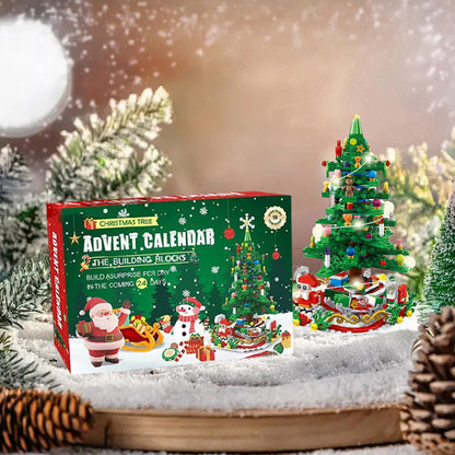 Kerstboom Bouw Adventskalender 2025 – Uniek Doe-Het-Zelf Kerstdecoratiepakket