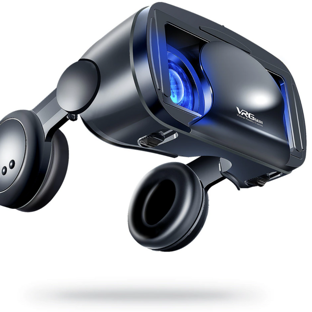 Smartphone VR Headset met Geïntegreerde Koptelefoon en Verstelbare Lensen