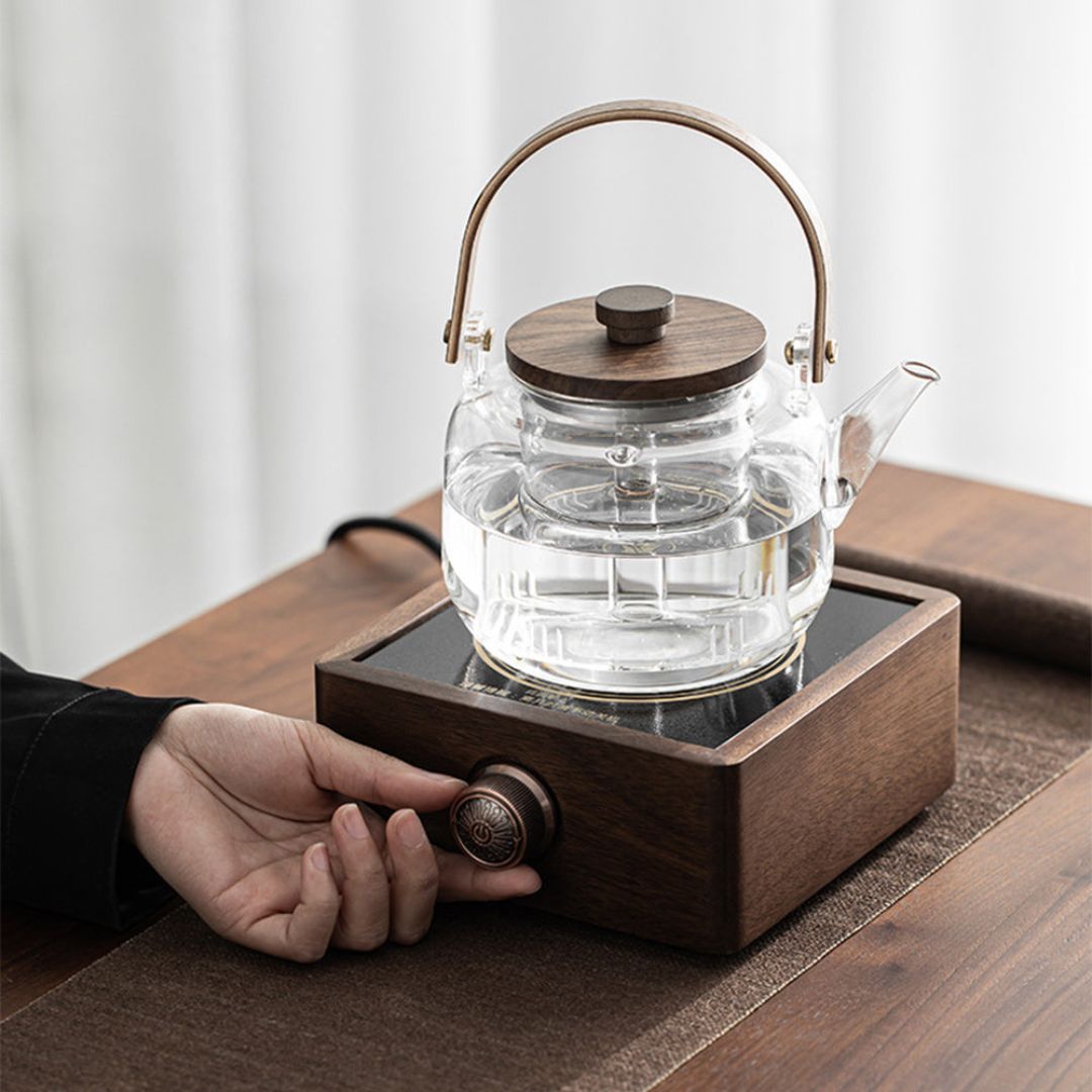 Walnoot Infrarood Drankenverwarmer met Instelbare Temperatuur