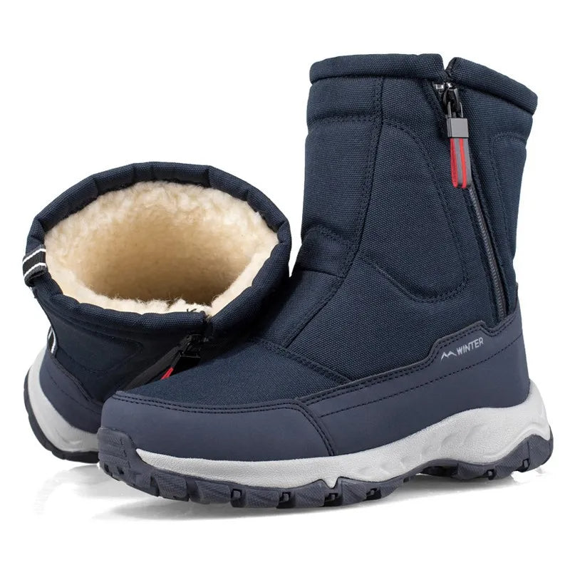 Halfhoge Winter Snowboots voor Dames en Heren – Warm Pluche Binnenvoering – Arvid Boots