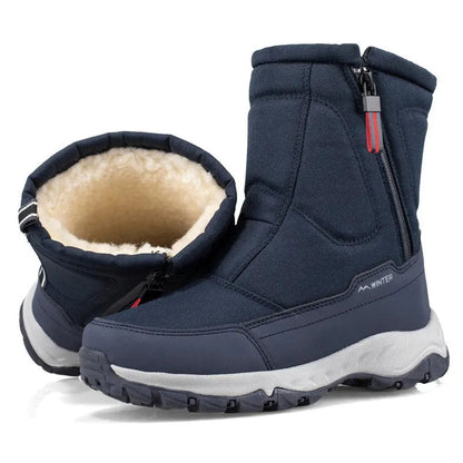 Halfhoge Winter Snowboots voor Dames en Heren – Warm Pluche Binnenvoering – Arvid Boots