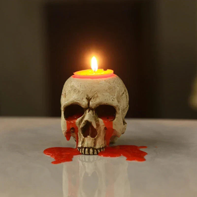 Doodskop Harskaars - Handgemaakte Halloween Decoratie