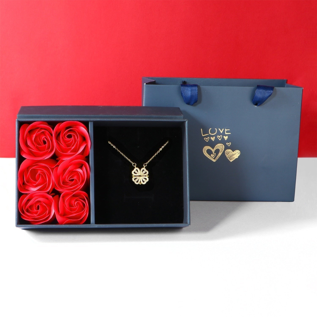 Elegante Zirkonia Diamanten Halsketting - 18K Verguld Zilver