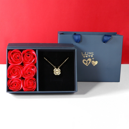 Elegante Zirkonia Diamanten Halsketting - 18K Verguld Zilver