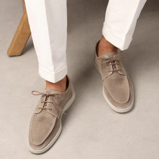 Luxe Leren Loafers met Veters voor Heren – Handgemaakt Comfort – Pieter Loafers