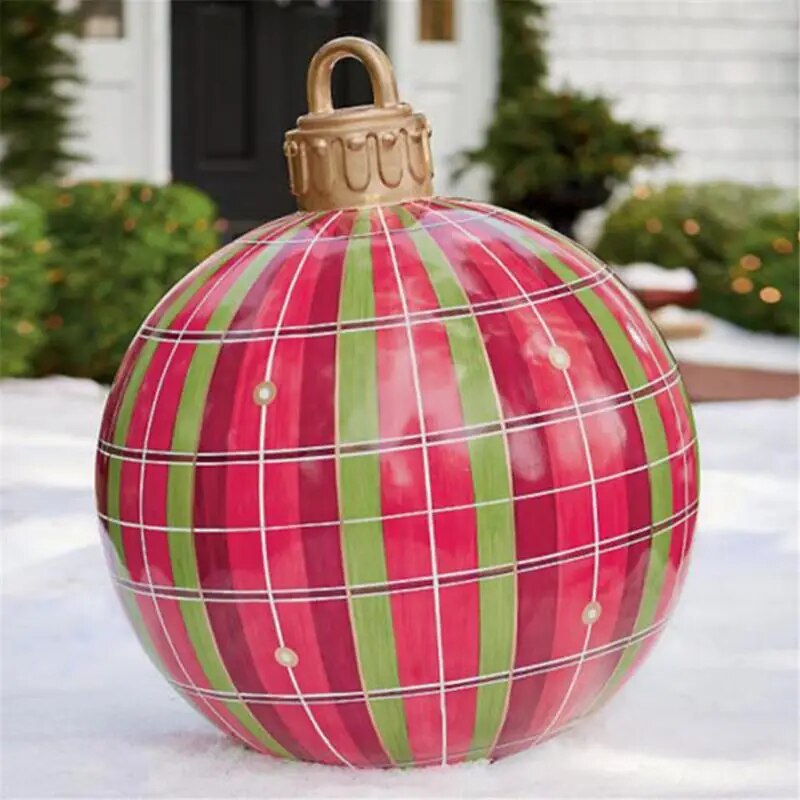 Jumbo Kunststof Kerstballen – Weerbestendige Kerstdecoratie voor Binnen & Buiten