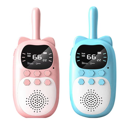 Praatmaat Kinder Walkie Talkies Duo met Oplaadbare Batterij en Groot Bereik