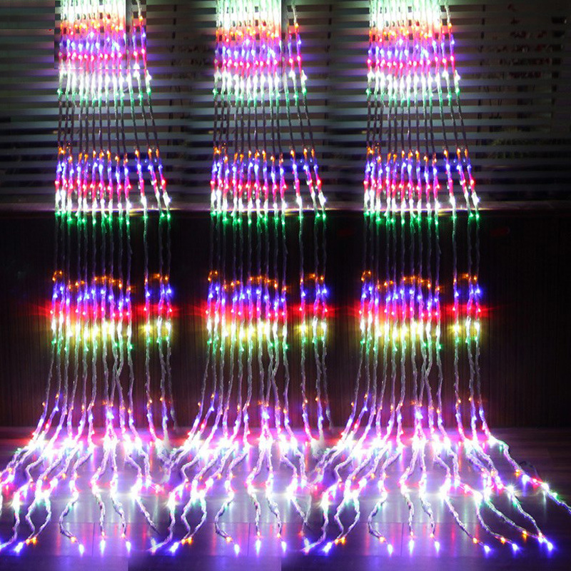 Kleurwisselende LED Gordijnverlichting – Decoratieve Lichtjes voor Raam en Muur