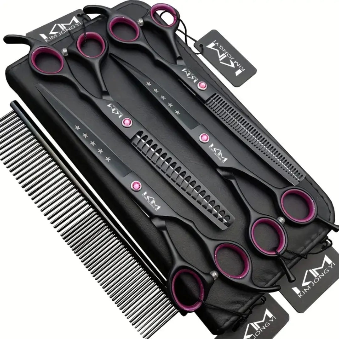 TrimPro Huisdierentrimmerset – Complete Scharenset voor Precieze Vachtverzorging