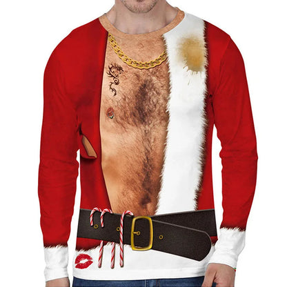 Kersttrui met Humoristische Print – Warme Comfy Wintertrui – Holiday Havoc