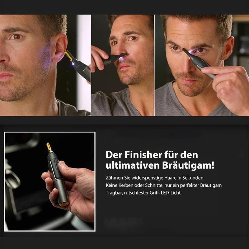 Precisie Haartrimmer met LED-Verlichting | Titanium RVS Mesjes | Ergonomisch Design