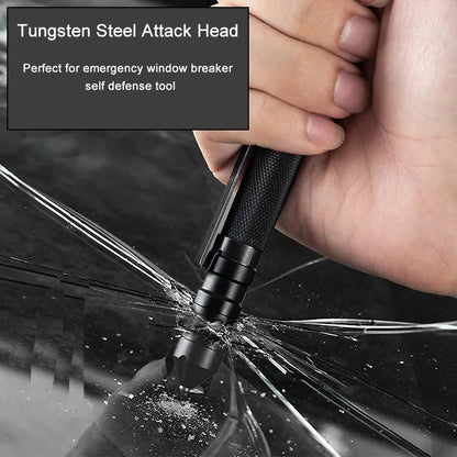 Multifunctionele Aluminium Tactische Pen – 3-in-1 Schrijfinstrument