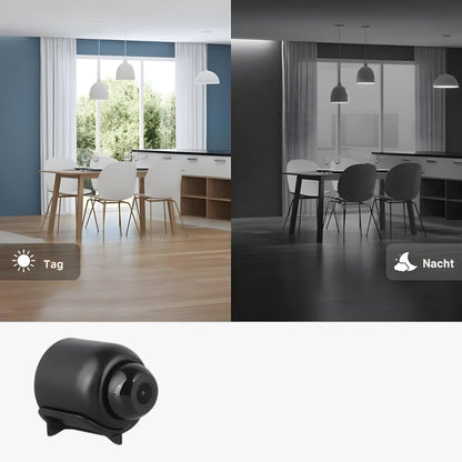 Uniko HD Mini Beveiligingscamera – Draadloze 1080P Bewaking met Nachtzicht & Bewegingsdetectie
