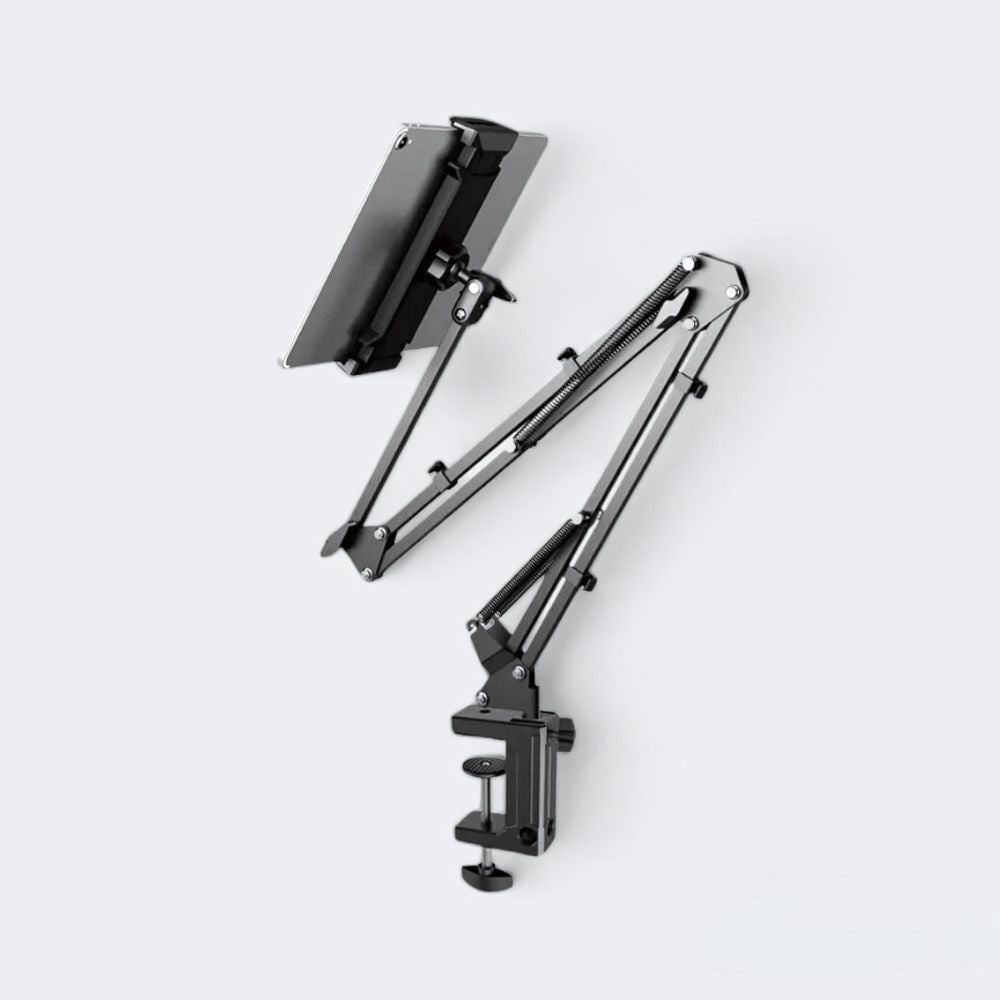 Universele draaibare tabletstandaard – 360° rotatie – verstelbare aluminium arm