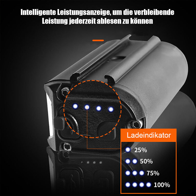 LED Fietsvoorlamp 180 Graden - 900 Lumen Waterdicht