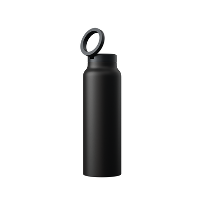 SnapHydro – Waterfles met Magnetische Telefoonhouder
