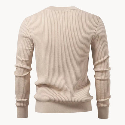 Getailleerde Heren Trui met Knoopsluiting - Comfortabel Dagelijks Wear