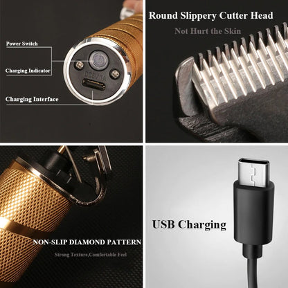 Premium Verzorgingsset voor Haar en Baard – 3-in-1 Draadloze Trimmer