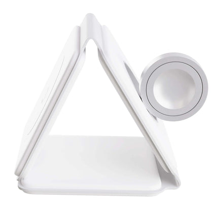TriCharge Fold – 3-in-1 Opvouwbaar Draadloos Laadstation