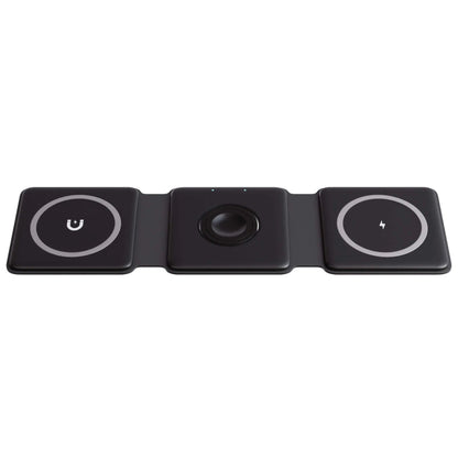 TriCharge Fold – 3-in-1 Opvouwbaar Draadloos Laadstation