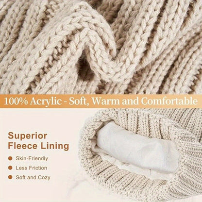 WinterWarm 3-in-1 Set – Muts, Sjaal en Touchscreen Handschoenen