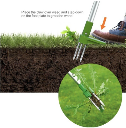 WeedMaster Staande Onkruidtrekker met Telescoopsteel