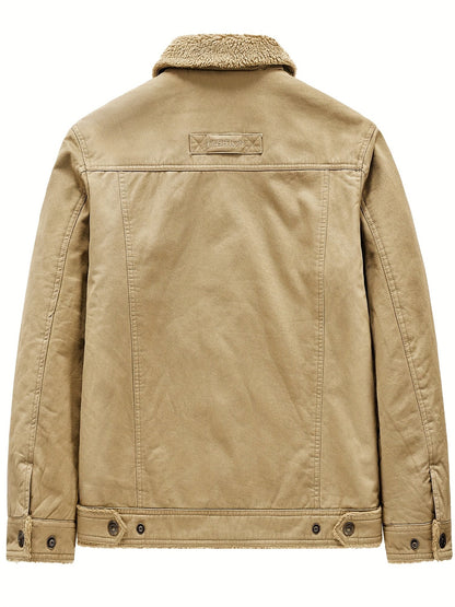 NordHaven Winter Jacket for Men – Warm Water-Repellent Coat with Lining