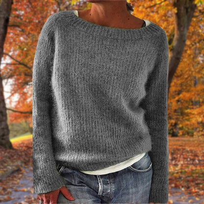 Luxe Dames Wollen Trui – Zachte Merinowollen Herfsttrui