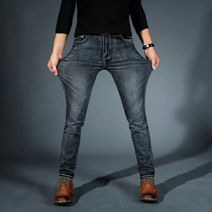 Slanke Stretch Jeans voor Heren met Comfortabele Pasvorm