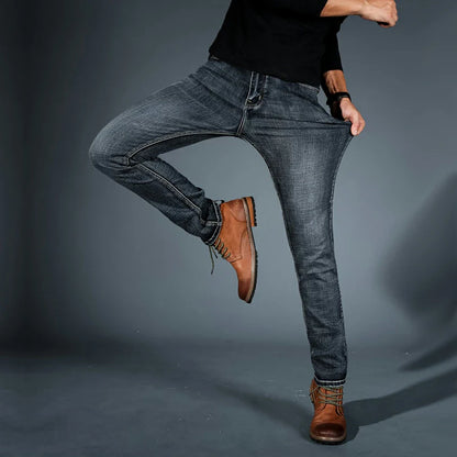 Slanke Stretch Jeans voor Heren met Comfortabele Pasvorm