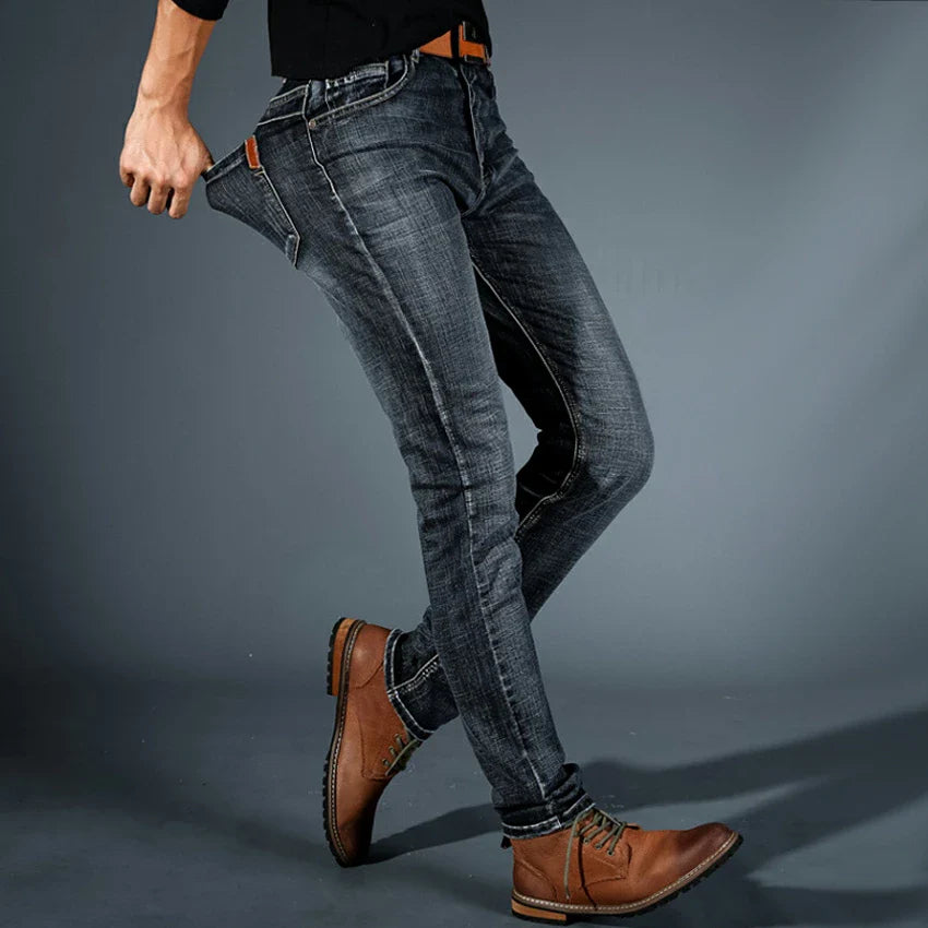 Slanke Stretch Jeans voor Heren met Comfortabele Pasvorm