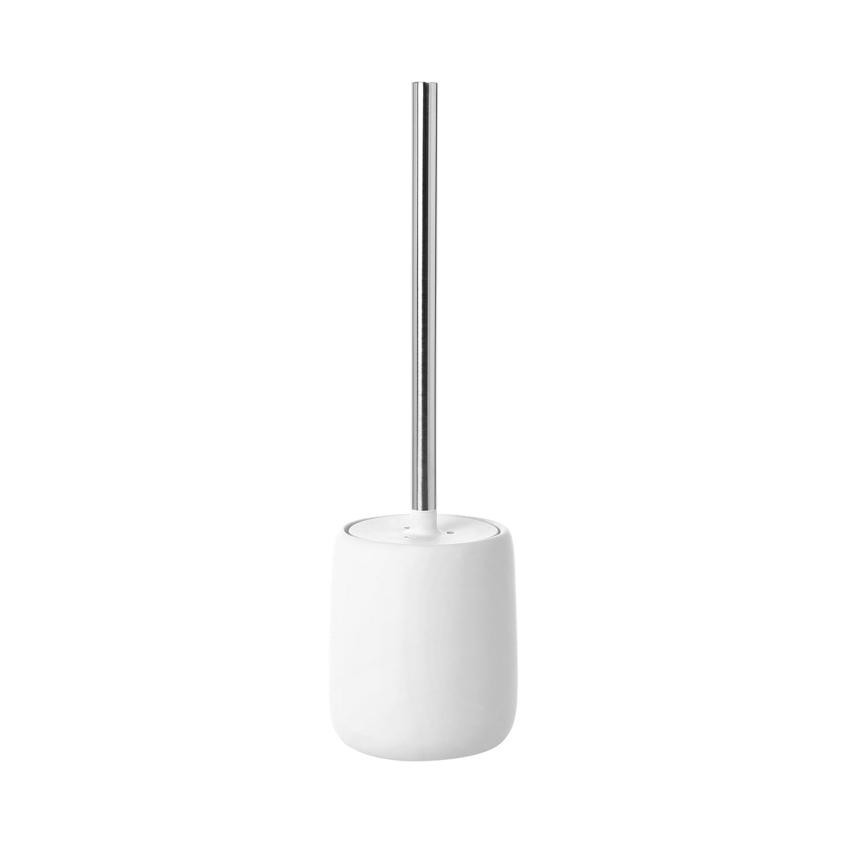 Elegante Matte Toiletborstel met Houder – Modern Design
