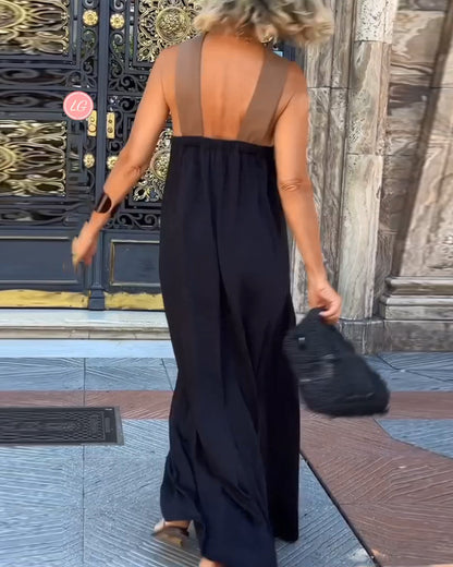 Veloria Halter Midi Jurk Dames