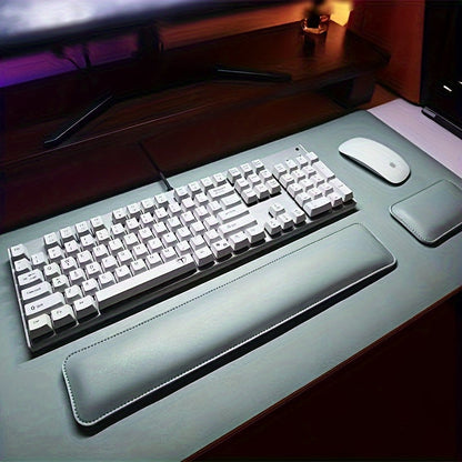 Driedelige Bureauset van PU-Leer – Met Onderlegger en Polssteunen