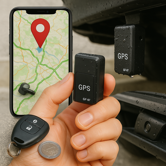 AutoSafe Mini GPS Tracker – Real-Time Locatie Zonder Abonnement