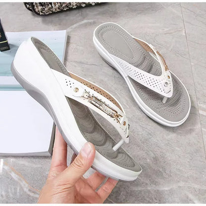 ZomerZacht Orthopedische Dames Slipper met Comfortvoetbed – Luchtig, ondersteunend en stijlvol – Perfect voor warme dagen
