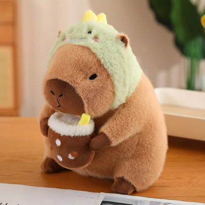 Pluche Knuffeldier Capibara Mix | Zacht Knuffelpop in 6 Ontwerpen & 2 Maten