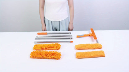 GlasheldereRaamreiniger – Professioneel 2-in-1 Telescopisch Ramen- en Glasreinigingssysteem