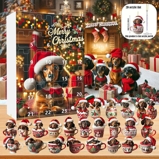 Hondenvreugd Kerst Adventskalender – 24-dagen Teckelaccessoires