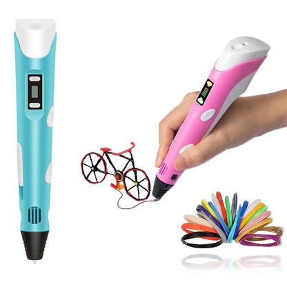 KleurPunt 3D Pen – Creatieve Tekenpen voor Kinderen met 20 Kleuren Filament
