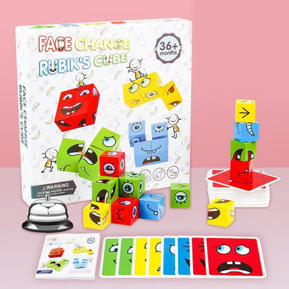 BlockiMix Houten Puzzelspel – Kleurrijke Educatieve Blokken voor Peuters en Kleuters