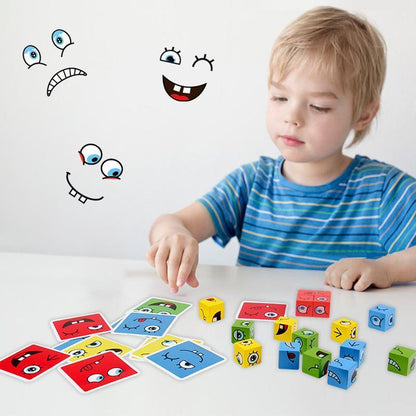 BlockiMix Houten Puzzelspel – Kleurrijke Educatieve Blokken voor Peuters en Kleuters