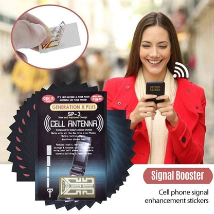 Compacte Universele Signaalversterker Sticker voor Mobiele Telefoons – 1,5 m Antenne Effect