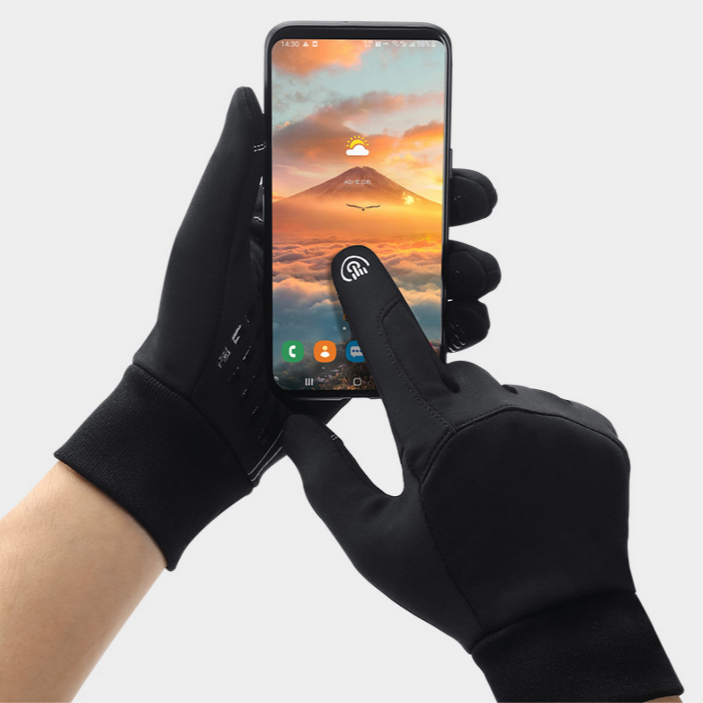 WinterHandschoenen SmartGrip – waterafstotende touch-handschoenen voor buiten