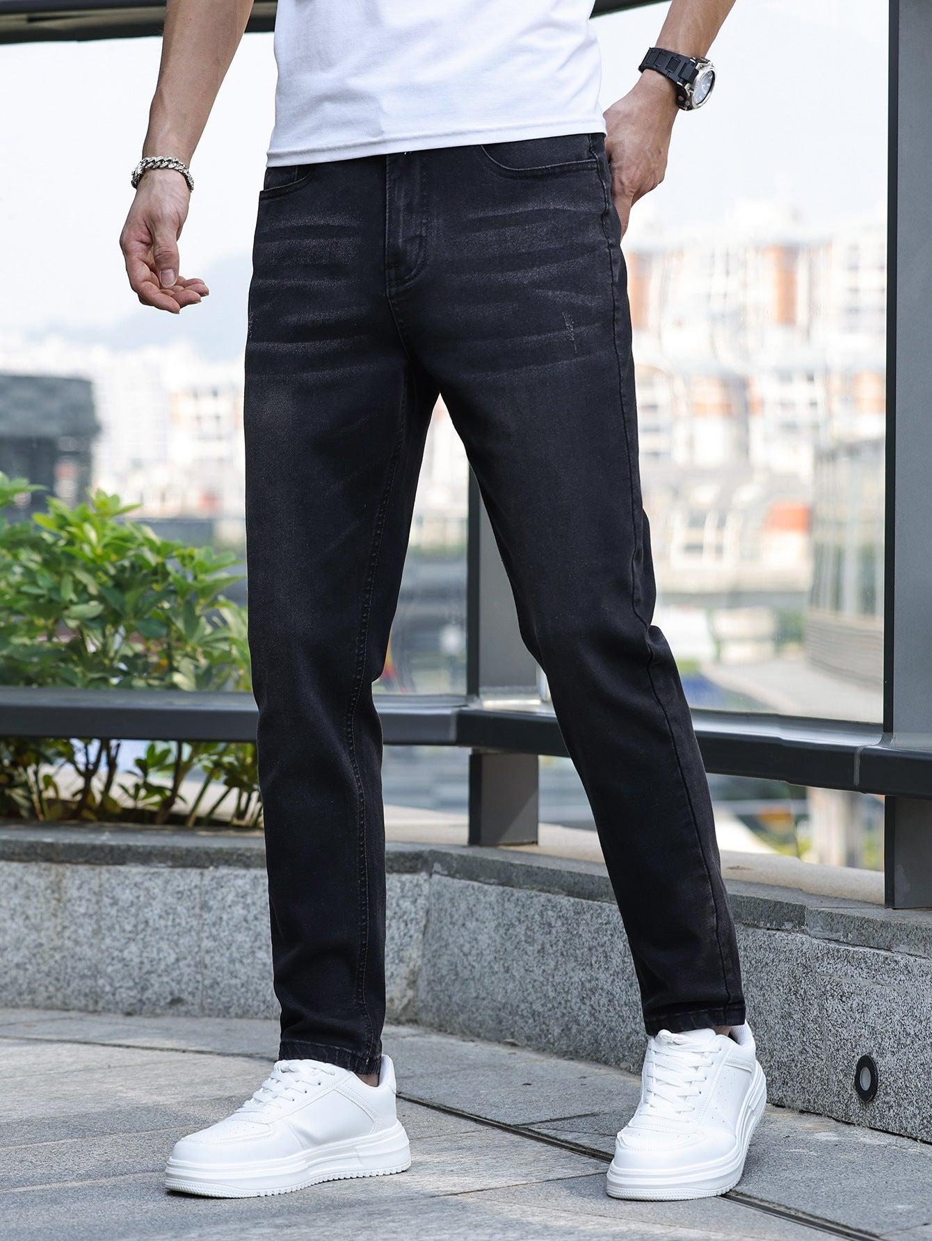 Heren Jeans ClassicFlex – Comfortabele Stretch Denim met Tijdloos Ontwerp