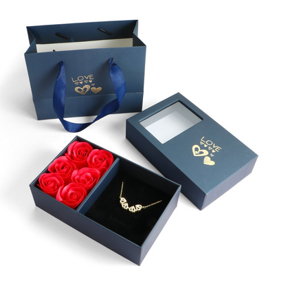 Elegante Zirkonia Diamanten Halsketting - 18K Verguld Zilver