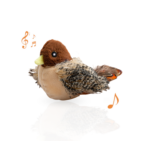 Interactieve FladderVogel voor Katten – Bewegend & Geluid, USB-oplaadbaar