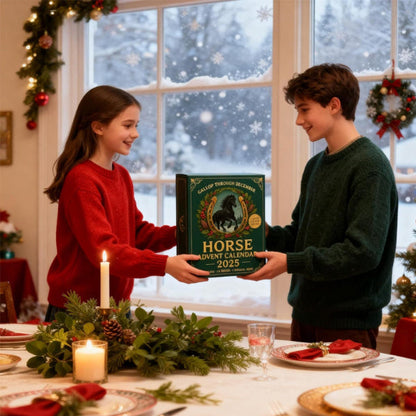 Magische Paarden Adventskalender 2025 – 24 Handbeschilderde Figuren voor Paardenliefhebbers