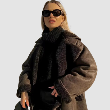 Warme Bruinlook Winterjas – Comfortabele Duurzame Bescherming